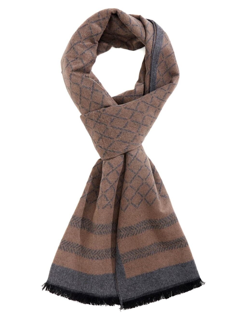 9975 Winter Warm Scarf Premium Cashmere Feel, Luxuriously Soft Long Plaid
